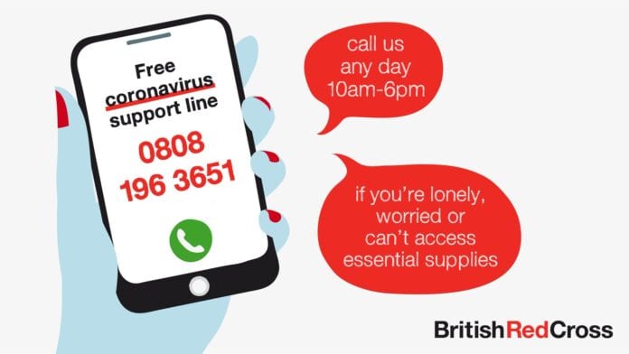 Coronavirus support line
