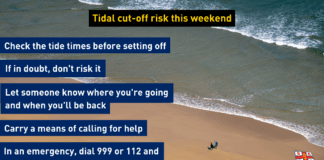 Charity urges public to be vigilant of high spring tides this weekend