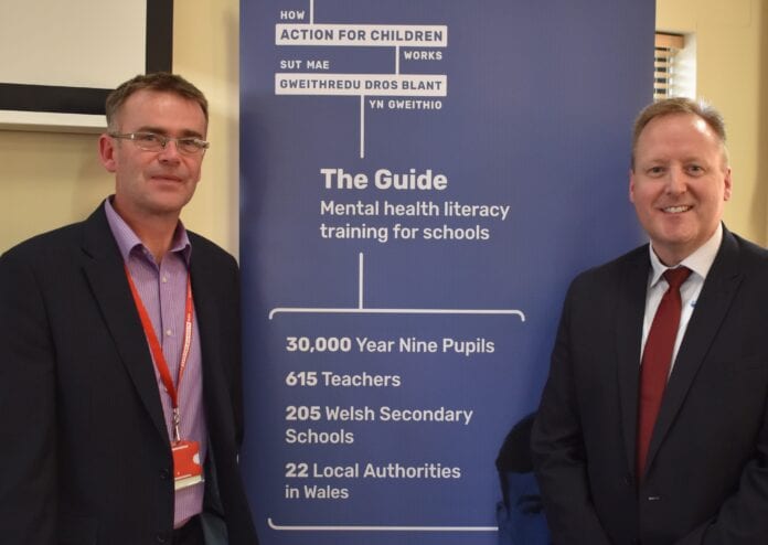 chris dunne (left) launches the Guide with Rob Williams, policy director NAHT