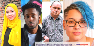 Elusennau yn gofyn i Gymru Godi ei Llais a Stopio Troseddau Casineb