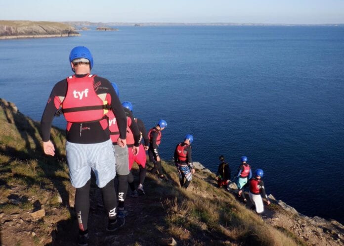 Coasteering with TYF