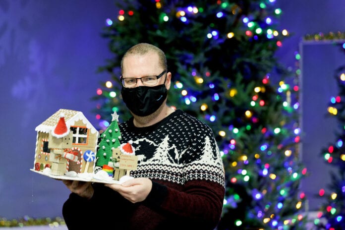 Christmas jumper day at CWL1 Amazon Fulfillment Centre near Swansea, Wales, UK