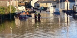Mid & West Wales Fire & Rescue 22 Jan 2021 Mid and West Wales Fire and Rescue Service flooding incidents 21st January 2021