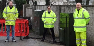 First cabinets installed in major milestone for ultrafast broadband project
