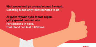 Blood donation clinics open across Carmarthenshire during March