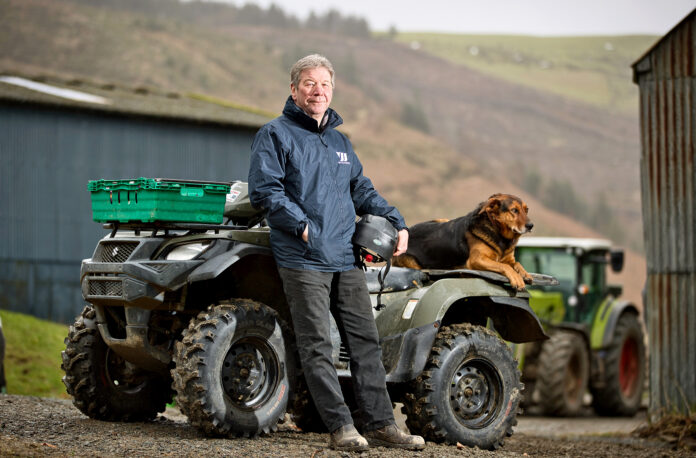 Farming Connect / Welsh Assembly Government: Brian Rees - Professional farm safety trainer & consultant pictured at his home farm Penbryncennau, Nr. Abbeycwmhir, Llandrindod Wells in Powys, Mid Wales.