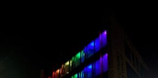 Transport for Wales lights up for LGBT+ History Month