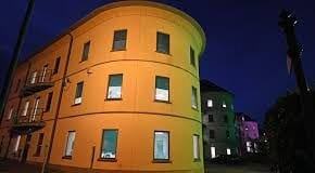 County Hall lit in Rainbow Colours for LGBT+ History Month