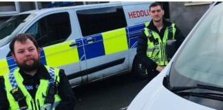 Officers intercept thousands of pounds destined for scammers – and return it to grateful victim