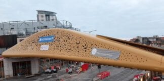 Landmark bridge installed as Swansea’s £1bn regeneration progresses