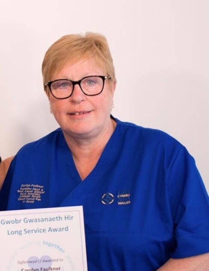Macmillan Head and Neck Cancer Nurse Specialist Carolyn Faulkner