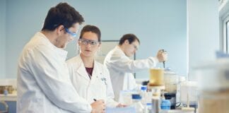 University prepares to welcome first pharmacy students to high-tech new facilities