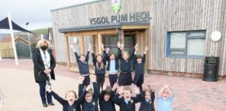 Children in Five Roads move into new £4.5m school
