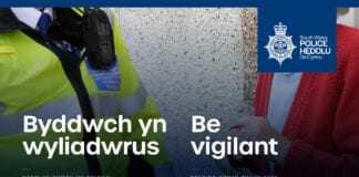 South Wales Police: Be Vigilant