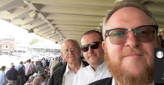 Dad Andy and i Lords