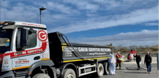 Company donated three large bags of Easter eggs to the Wales Air Ambulance