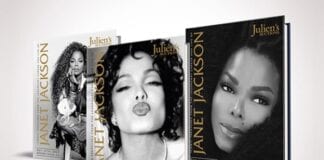 ICONIC TREASURES FROM THE LEGENDARY CAREER AND LIFE OF JANET JACKSON PRESS PREVIEW FOR JULIEN’S AUCTIONS AT THE HARD ROCK CAFE PICCADILLY CIRCUS LONDON W1J 9HR