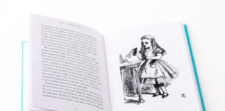 Alice’s Adventures in Wonderland has been re-released with entirely BLURRED text to highlight the importance of children’s eyesight
