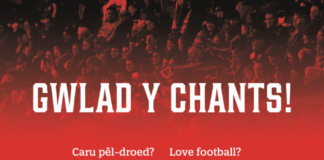 Gwlad y Chants: Pleidleisiwch am eich hoff ‘chant’ i gefnogi Cymru