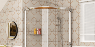 Shower enclosures for small bathrooms increase the attractiveness