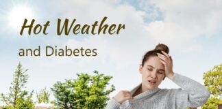 Hot weather and diabetes warning