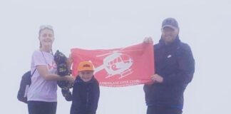 Brave schoolboy climbs Pen y Fan in memory of dad