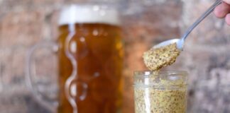 New research shows that a healthy blood glucose or cholesterol level can be achieved by taking just one heaped teaspoon of wholegrain mustard a day