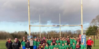East v West rugby league junior matches in Ystrad Mynach on Saturday