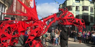 Giant puppet to lead Oriel y Parc’s annual Dragon Parade procession