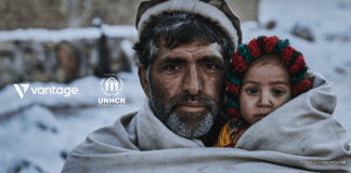 Vantage partners UNHCR for global fundraising activity for refugees, matches donations dollar-for-dollar.