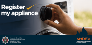 Mid and West Wales Fire and Rescue Service Supports Register My Appliance Week