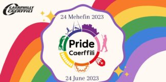 The countdown is on for Pride Caerffili