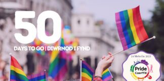 50 days to go until first Pride Caerffili!