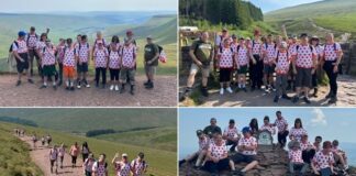 Pupils of Trinity Fields School hike to Pen y Fan summit in aid of charity