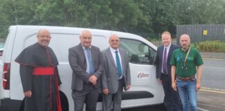 Rhymney Valley foodbank hits the road