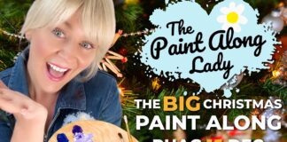 THE BIG CHRISTMAS PAINT ALONG