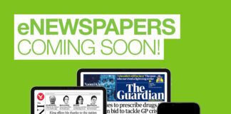 Free eNewspaper access for Caerphilly Libraries members