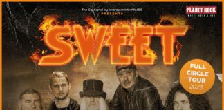 THE SWEET ‘Full Circle’ December 2023 UK Tour comes to CARDIFF – Tramshed on Sunday 17th December 2023!