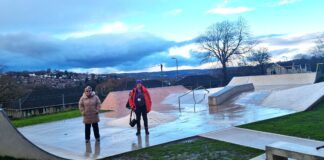 New skatepark unveiled in Maesycwmmer