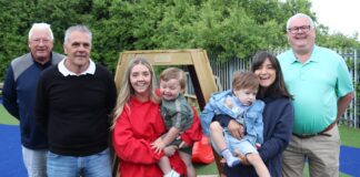 Swansea golfers drive massive £9,500 for cherished city children’s service