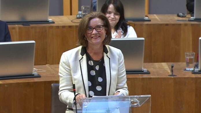 Eluned_Morgan_announcement_SeneddTV_3