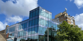 Vacant building transformed into high-end office and retail units in Swansea