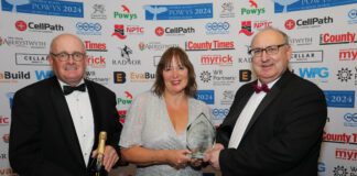 Entrepreneur’s bike storage solution leads to a Powys Business Award