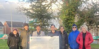 Festive cheer comes to Llanilid development
