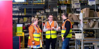 Amazon team in Swansea celebrates as company is named top employer for second consecutive year