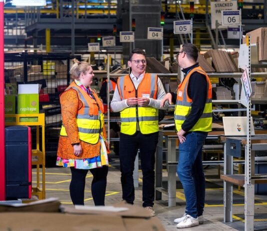 Amazon team in Swansea celebrates as company is named top employer for second consecutive year