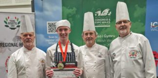 Harry to represent Wales in the Riso Gallo Young Risotto Chef Grand Final