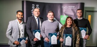 Care and hospitality shine brightly at North Wales Work Based Learning Awards 2025