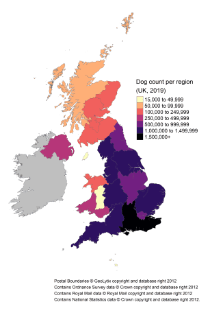 Llandrindod Wells and Swansea are two of the dog capitals of the UK, according to new Dogs Trust data