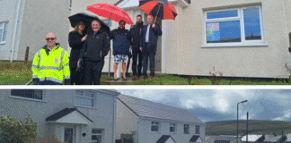 Bryn Carno project delivers warmer, greener homes for residents